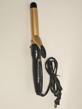 Conair CD102 1¼” Curling Iron Gold Black Ceramic Barrel Hair Tool
